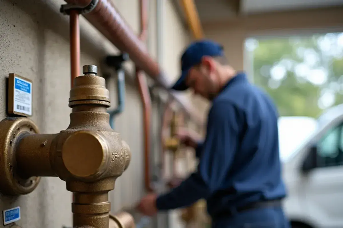 Reduced pressure backflow assembly with test cocks on a commercial water line